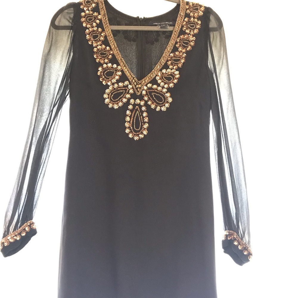 Silk LBD with sequin detail